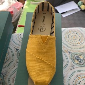 Toms alpargata marigold heritage canvas